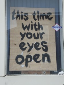 A reminder - going through life or walking on the street