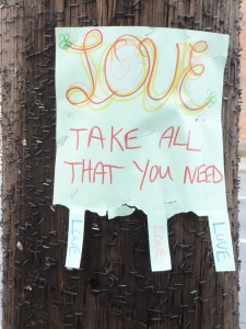 Love - Take all you need. Copyright © Donna James